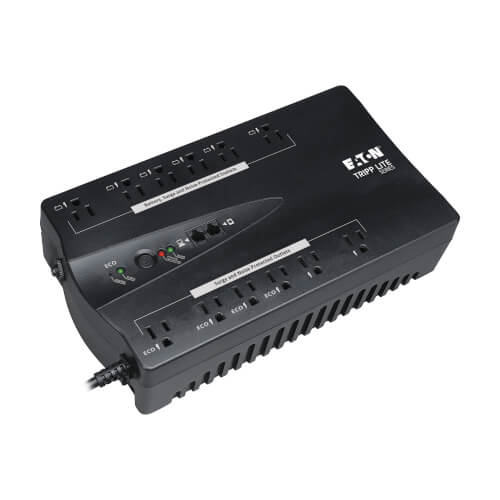 Tripp Lite ECO750UPSTAA 750VA / 450W Standby UPS — Front view