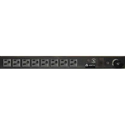 Vertiv Rack PDU - 0U/1U, 120V, 15A, 5-15P, (8) 5-15R, Basic Standard