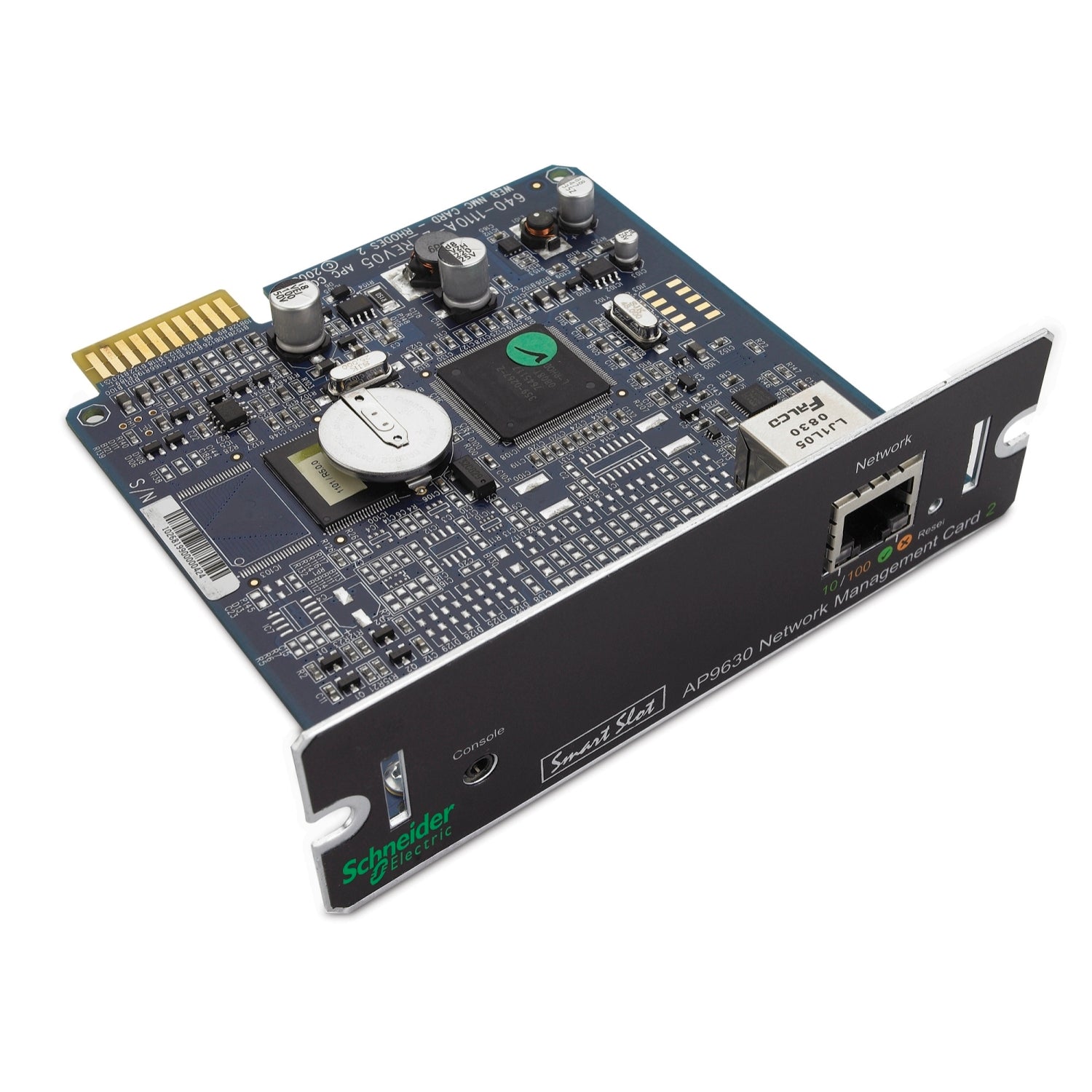 APC AP9630 UPS Network Management Card 2, console and network ports