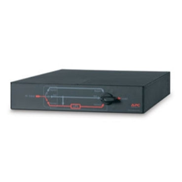 APC SBP3000RM2U 120 V 30 A rack service bypass panel, front view