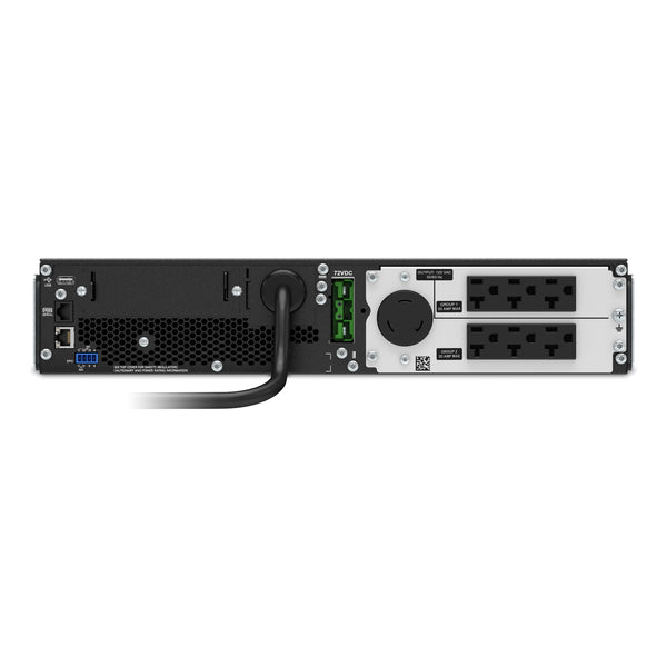APC by Schneider Electric Smart-UPS SRT 2200VA RM 120V - SRT2200RMXLA - Double Conversion Online UPS, 120 V, Rack-mountable, 2U, 120 V AC, Smart-UPS, 2.20 kVA/1.80 kW