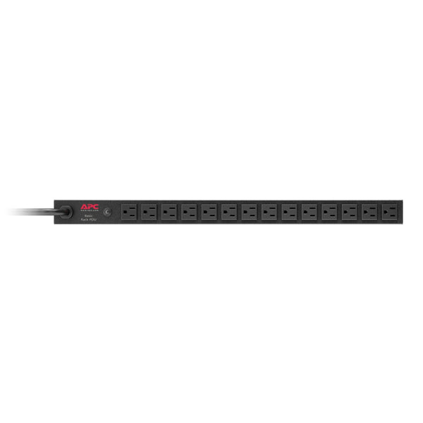 Bandeau d'alimentation (PDU) de base pour rack APC AP9551, 0U, 20 A, 120 V, fiche NEMA L5-20P, (14) NEMA 5-15R
