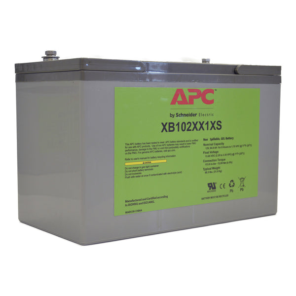 APC by Schneider Electric XB102XX1XS - Batterie 100 Ah 12Vcc à montage sur tablette SecureUPS