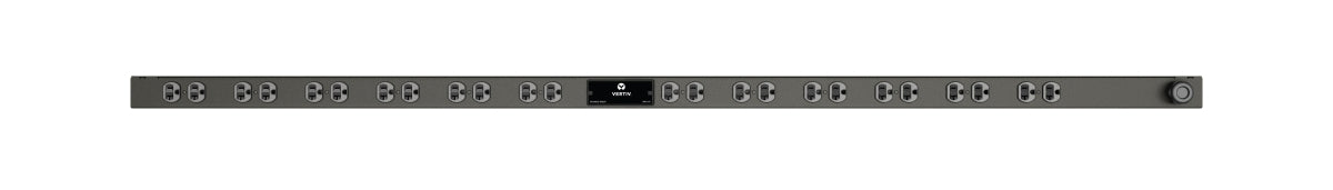 Vertiv Rack PDU - 0U, 120V, 20A, L5-20P, (24) 5-20R, Basic Upgradeable