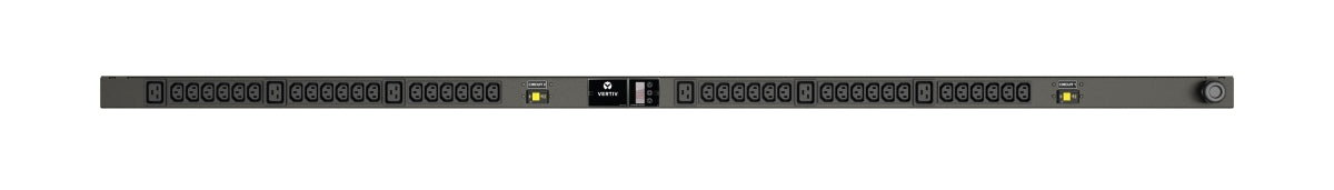 Vertiv Rack PDU - 0U, 208V, 30A, L6-30P, (36) C13, (6) C19, Metered Upgradeable