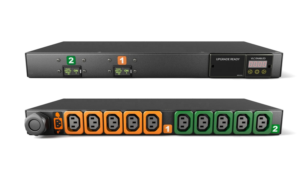 Vertiv Rack PDU - 1U, 208V, 30A, L6-30P, (10) U-lock C13, Metered Upgradeable