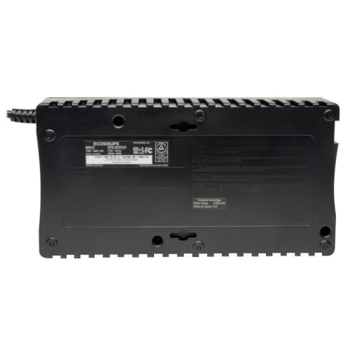 Tripp Lite INTERNET550SER 550VA / 275W Standby UPS — Back view
