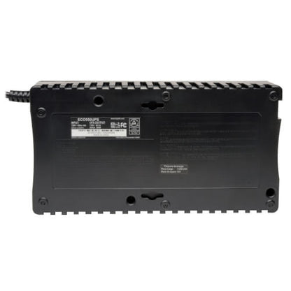 Tripp Lite INTERNET550SER 550VA / 275W Standby UPS — Back view