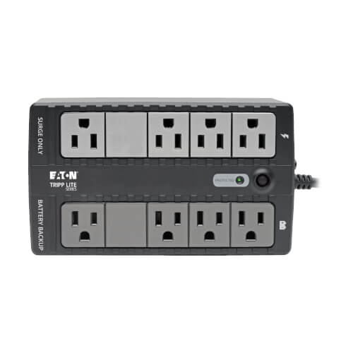 Tripp Lite INTERNET550SER 550VA / 275W Standby UPS — Angled view