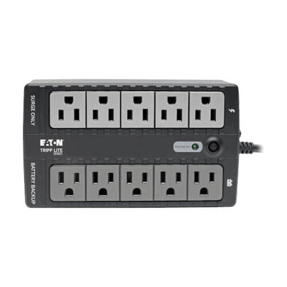Tripp Lite INTERNET550U 550VA / 300W Standby UPS — Angled view