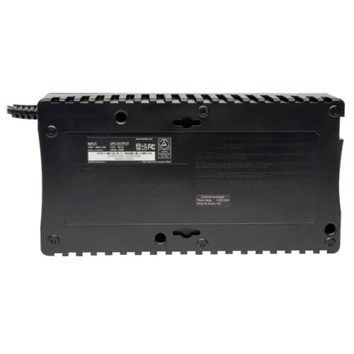 Tripp Lite INTERNET600U 600VA / 300W Standby UPS - vue arrière