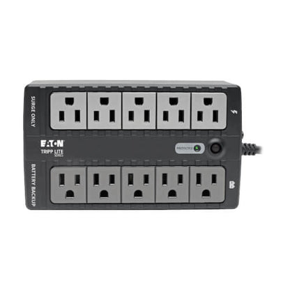 Tripp Lite INTERNET600U 600VA / 300W Standby UPS - vue en angle