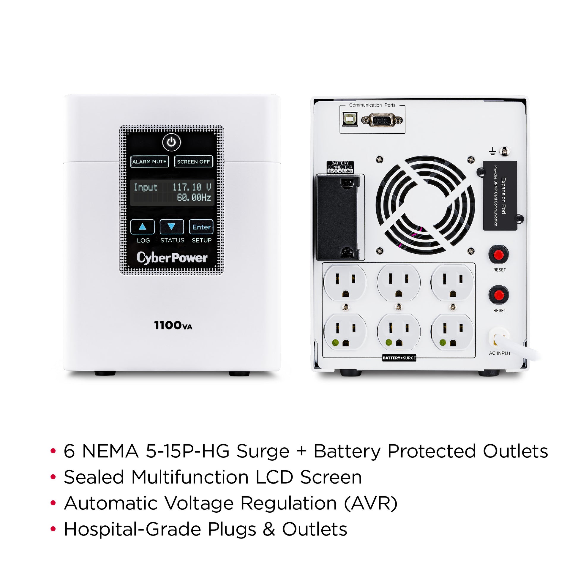 CyberPower M1100XL 1100VA / 880W Line Interactive UPS (Mini-Tower) — Feature detail