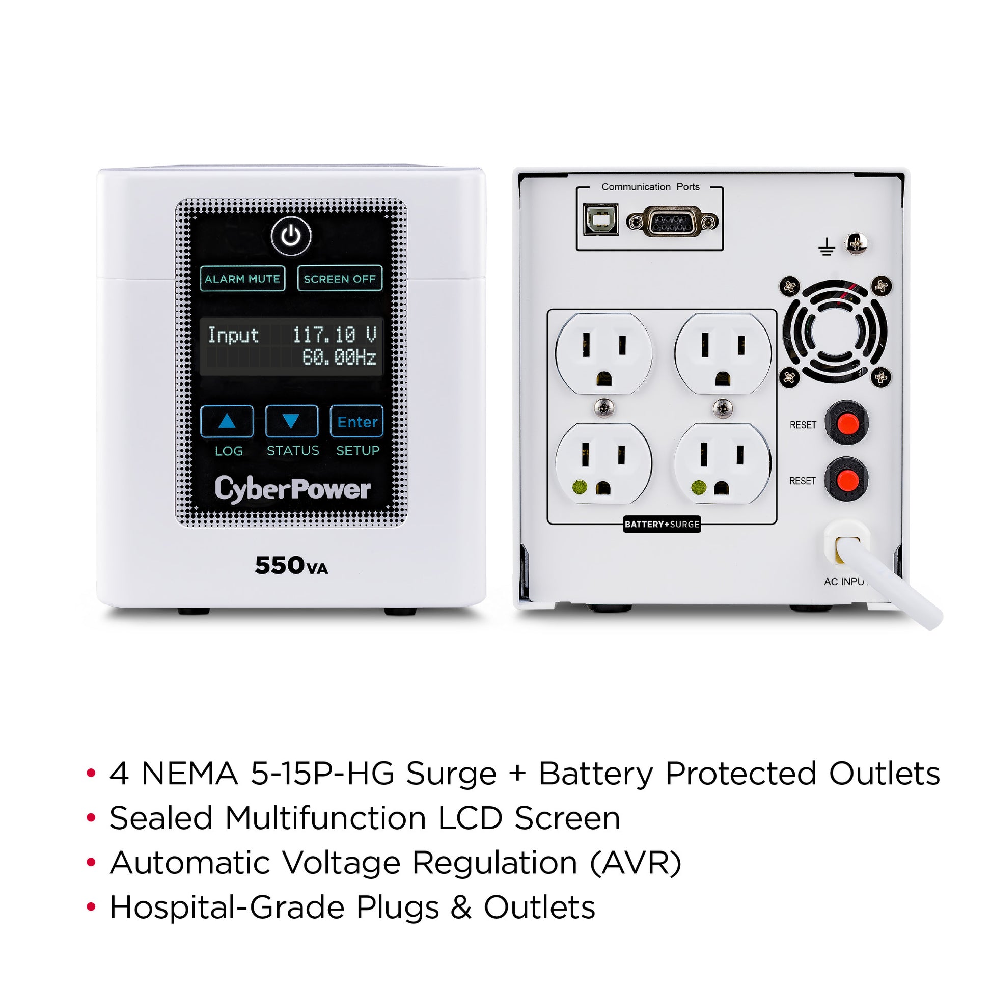CyberPower M550L 550VA / 440W Line Interactive UPS (Mini-Tower) — Feature detail