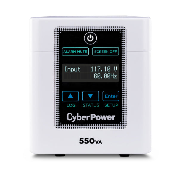 CyberPower M550L 550VA / 440W Line Interactive UPS (Mini-Tower) — Front view