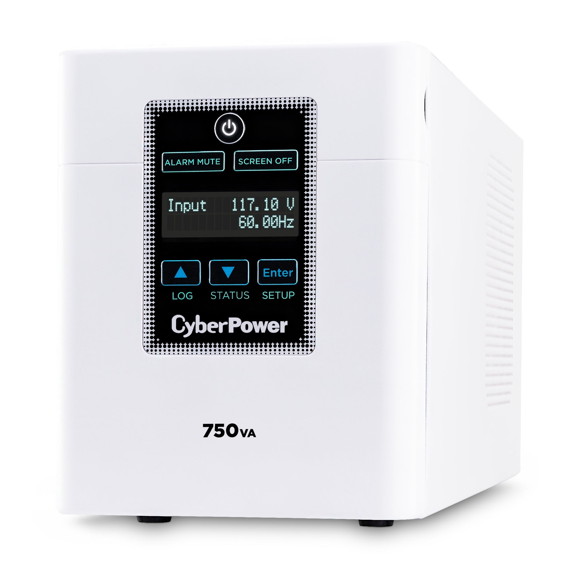 CyberPower M750L 750VA / 600W Line Interactive UPS (Mini-Tower) — Left angle