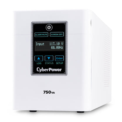 CyberPower M750L 750VA / 600W Line Interactive UPS (Mini-Tower) — Left angle