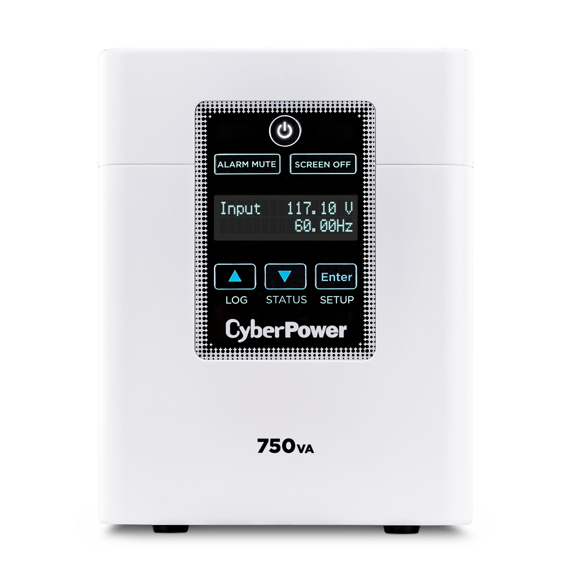 CyberPower M750L 750VA / 600W Line Interactive UPS (Mini-Tower) — Front view