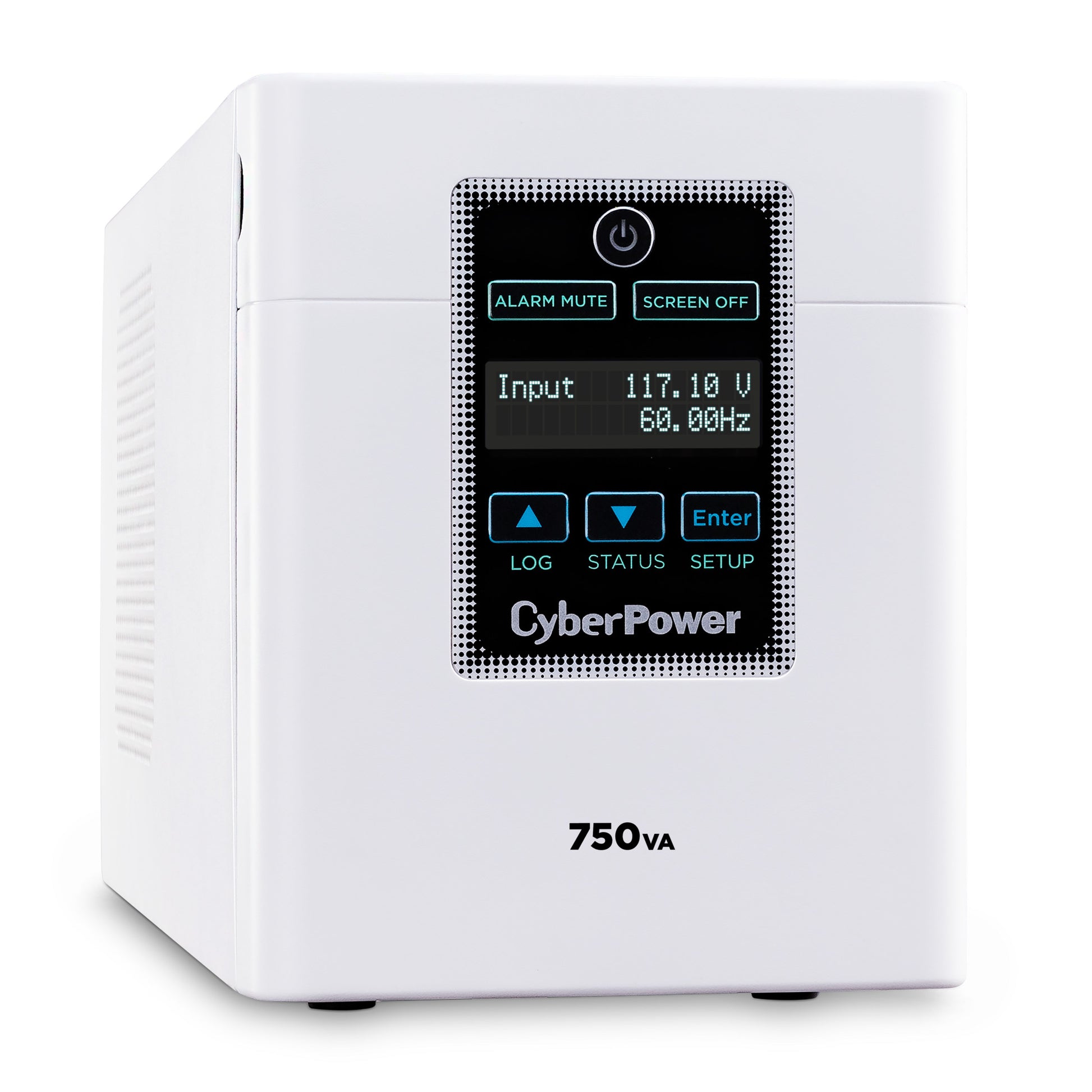 CyberPower M750L 750VA / 600W Line Interactive UPS (Mini-Tower) — Right angle