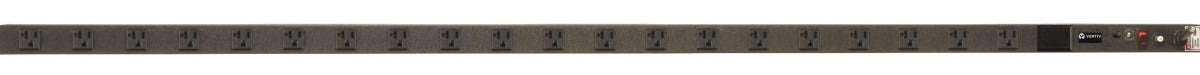 Vertiv Rack PDU - 0U, 120V, 20A, L5-20P, (20) 5-20R, Basic Standard