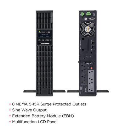 CyberPower OL1000RTXL2U 1000VA Online UPS (Rackmount (2U)) — Feature detail
