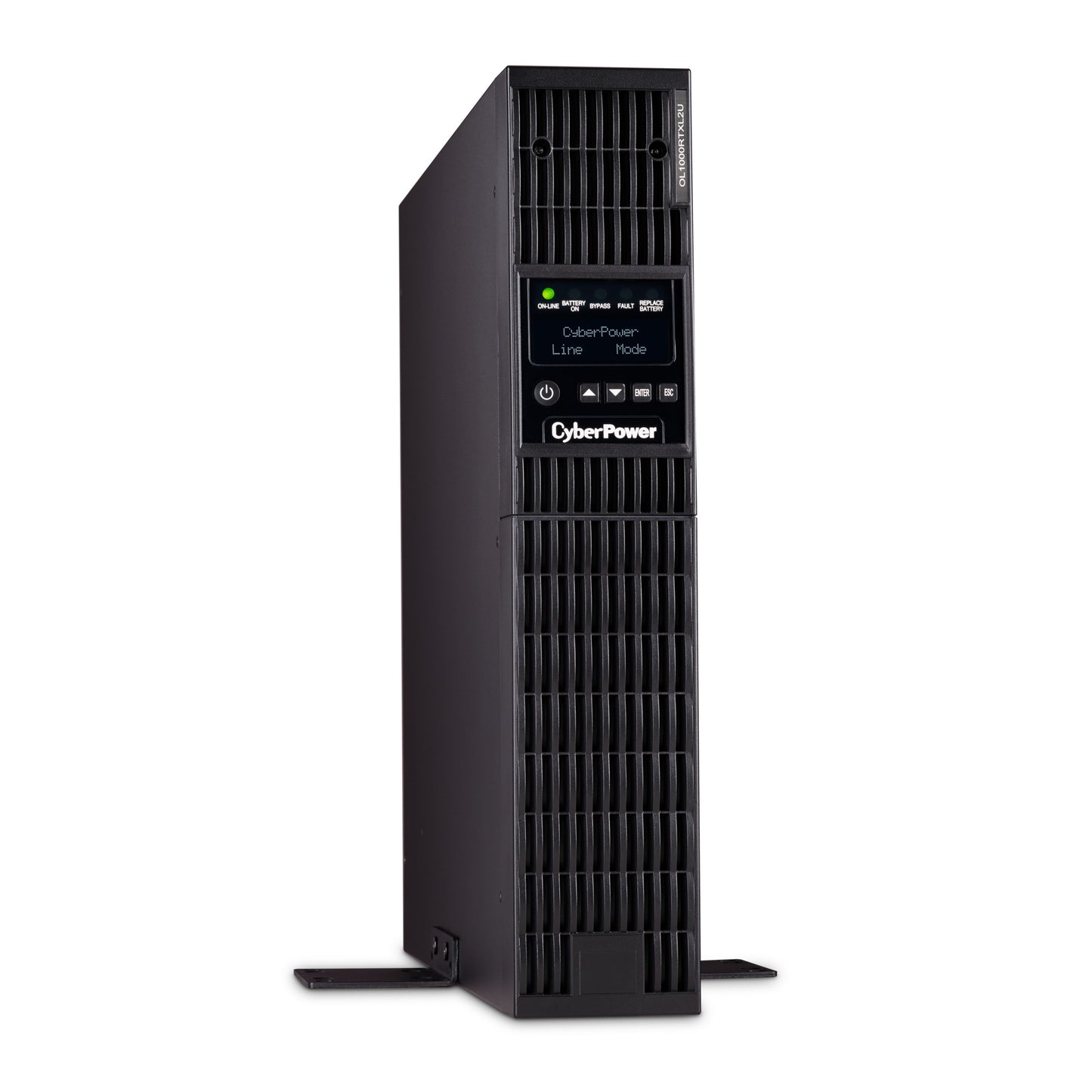 CyberPower OL1000RTXL2U 1000VA Online UPS (Rackmount (2U)) — Right angle