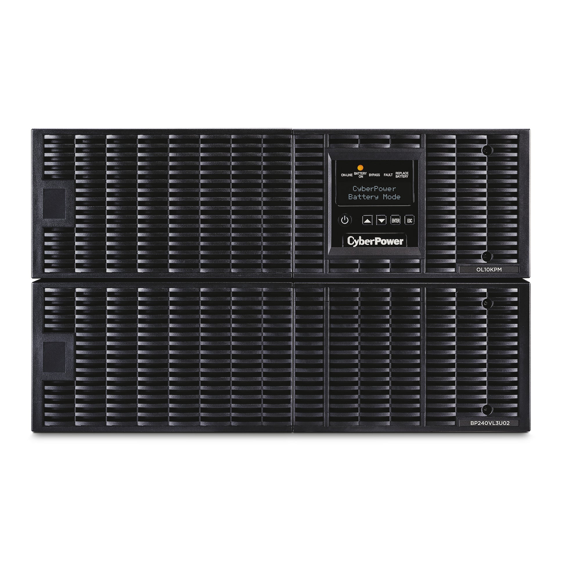CyberPower OL10KRT 10000VA / 10000W Online UPS (Rackmount (6U)) — Rear view