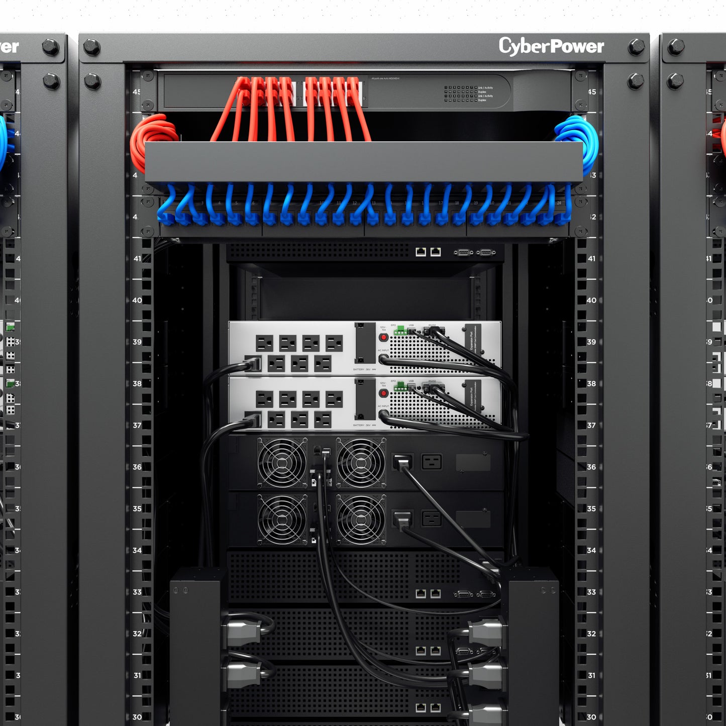 CyberPower OL1K5RM 1500VA / 1200W Online UPS (Rackmount) — Left angle