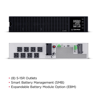 CyberPower OL1KRM 1000VA / 800W Online UPS (Rackmount) — Right angle