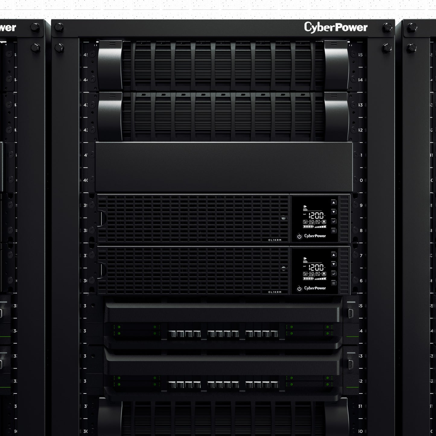 CyberPower OL1KRM 1000VA / 800W Online UPS (Rackmount) — Front view