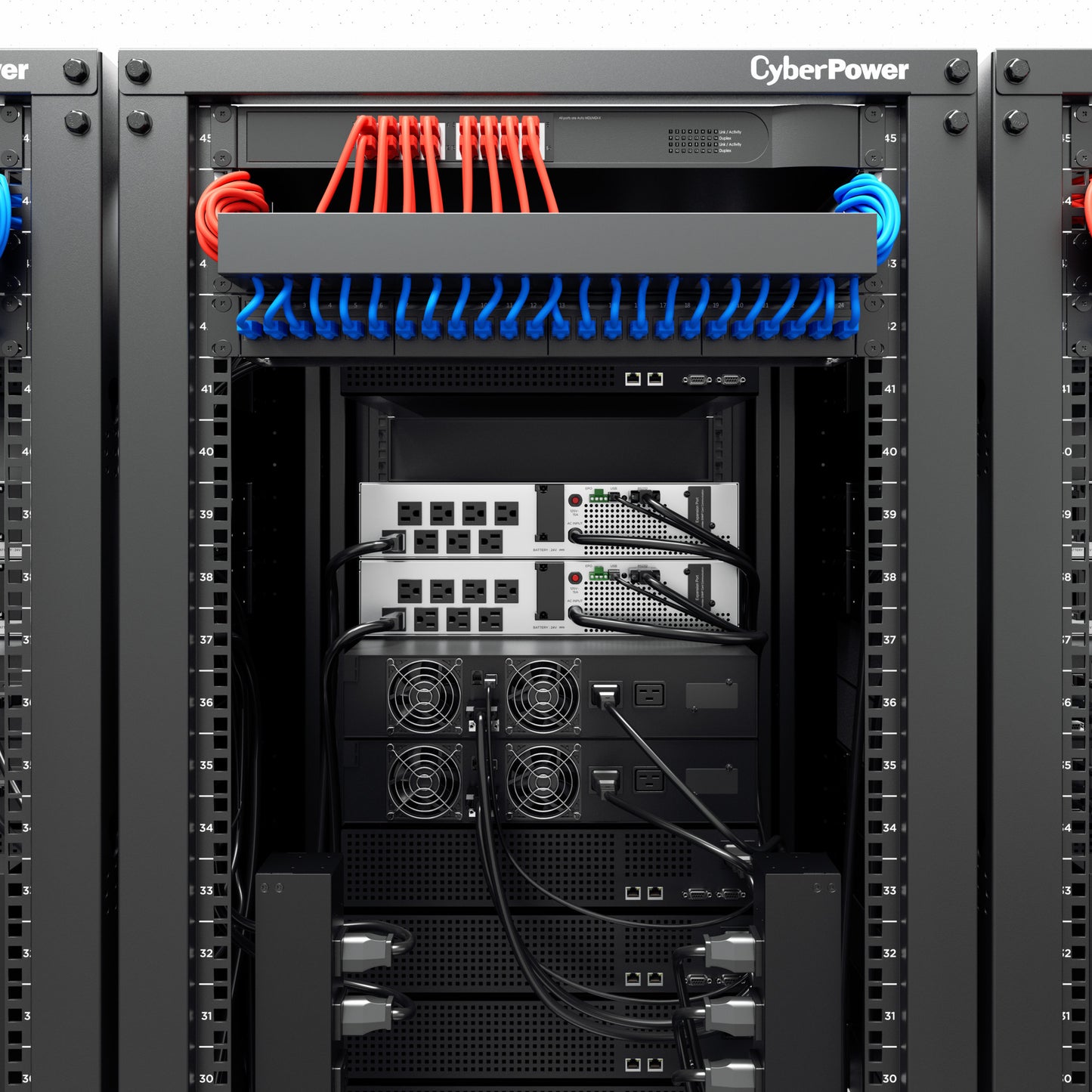 CyberPower OL1KRM 1000VA / 800W Online UPS (Rackmount) — Left angle