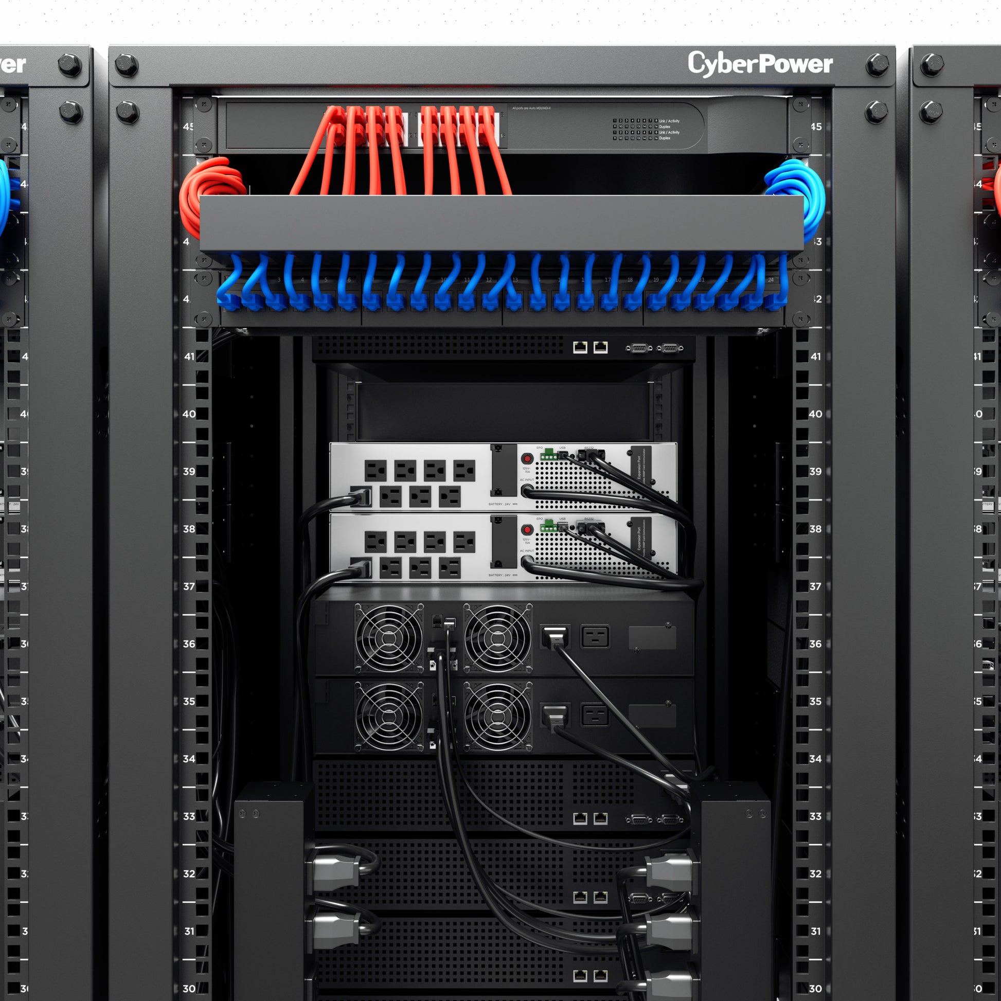 CyberPower OL1KRM 1000VA / 800W Online UPS (Rackmount) — Left angle