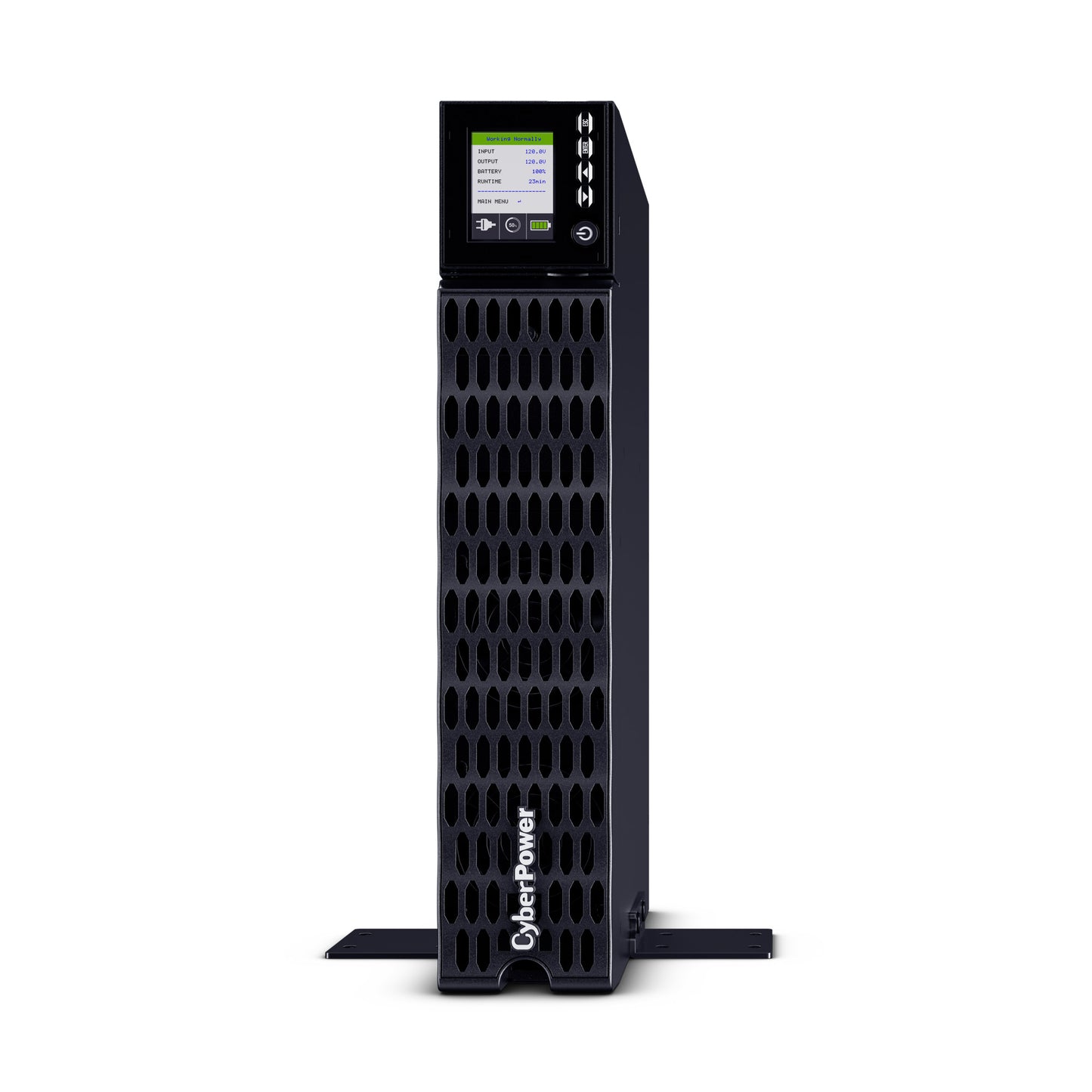 CyberPower OL1KRTHD 1000VA / 1000W Online UPS (Rack/Tower) — Left angle