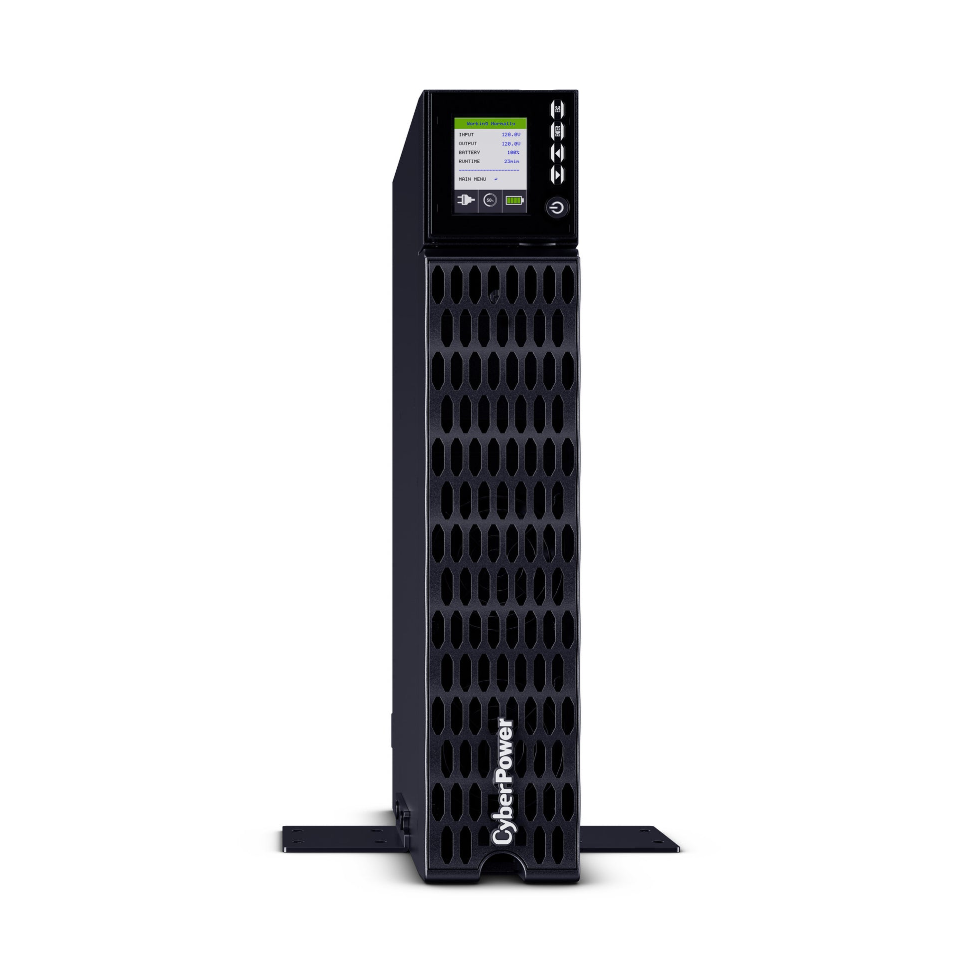 CyberPower OL1KRTHD 1000VA / 1000W Online UPS (Rack/Tower) — Right angle