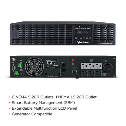 CyberPower OL2200RTXL2UN 2200VA / 1800W Online UPS (Rackmount (2U)) — Feature detail