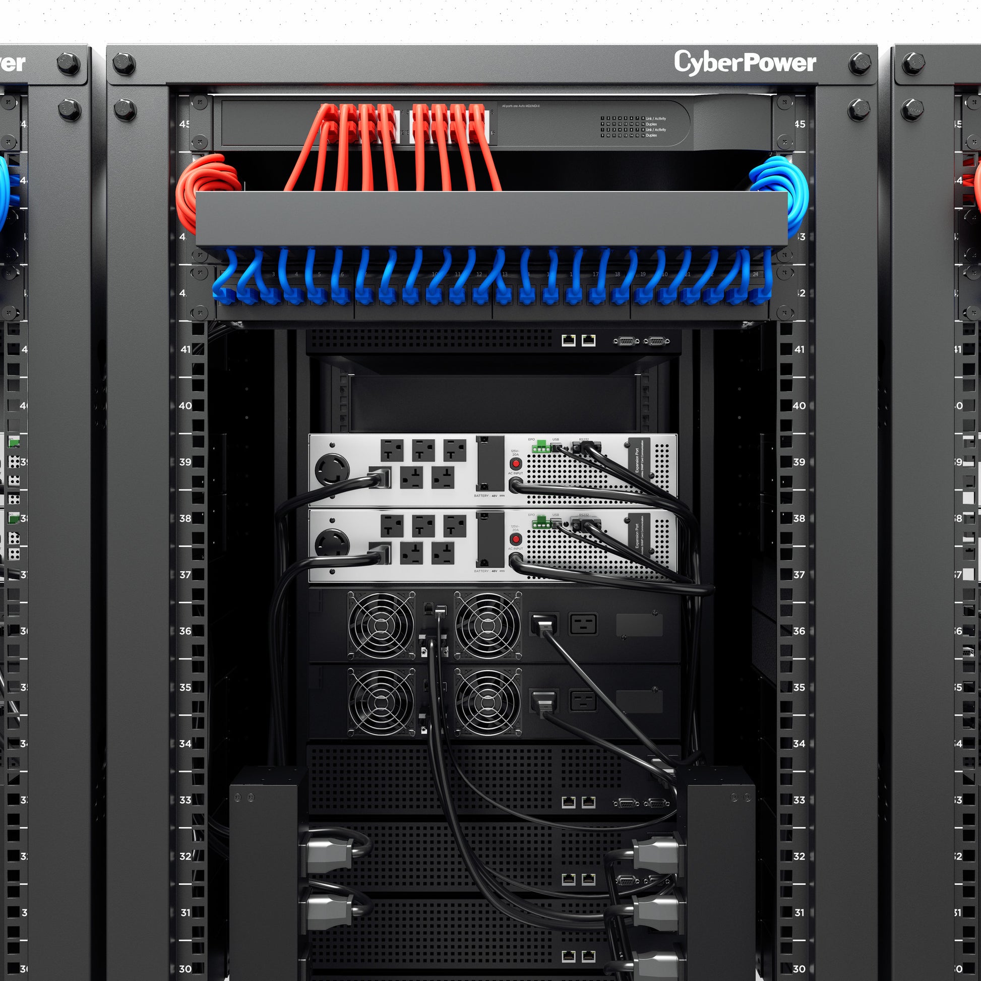 CyberPower OL2K2RM 2200VA / 1600W Online UPS (Rackmount) — Left angle