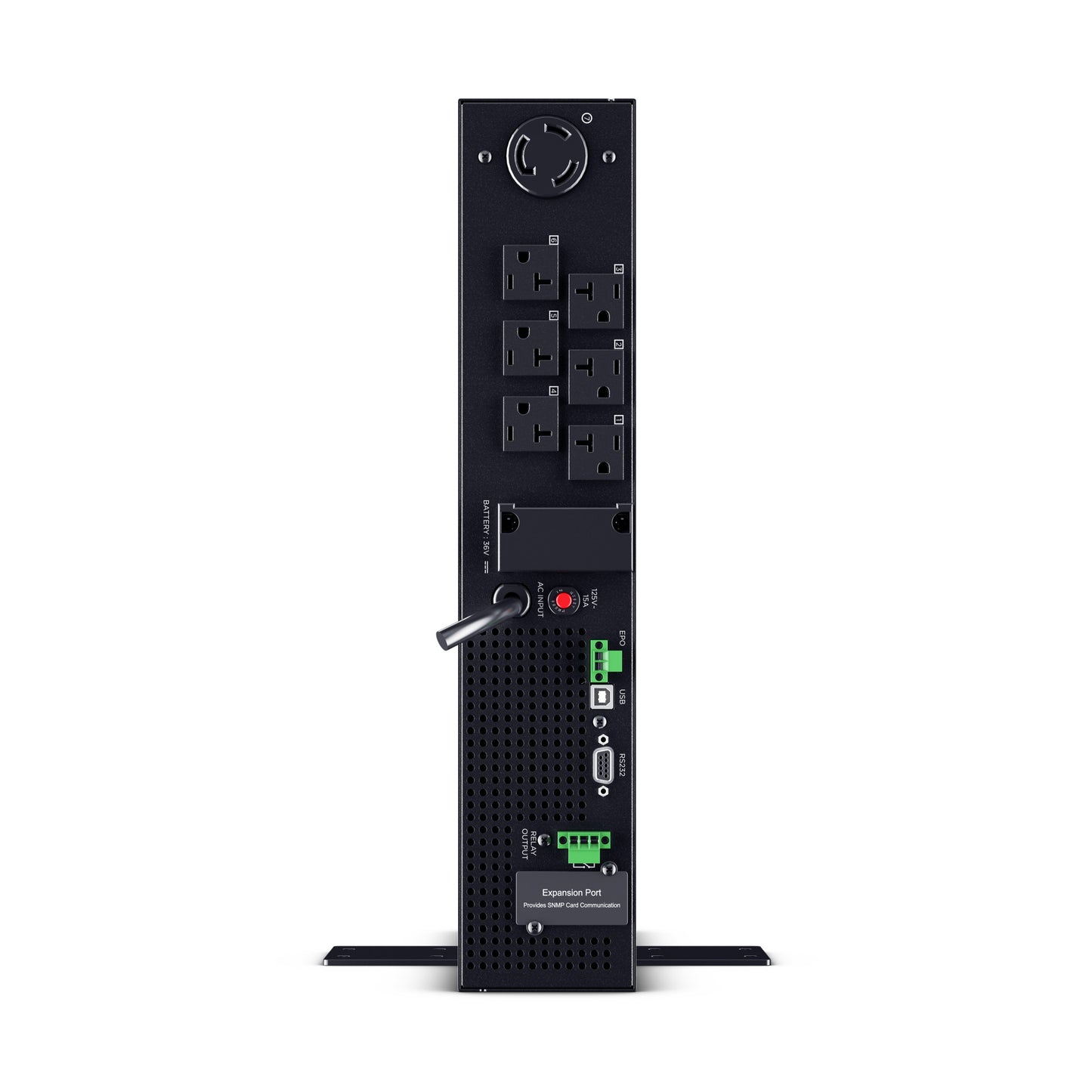 CyberPower OL2K2RTHD 2200VA / 1800W Online UPS (Rack/Tower) — Rear view