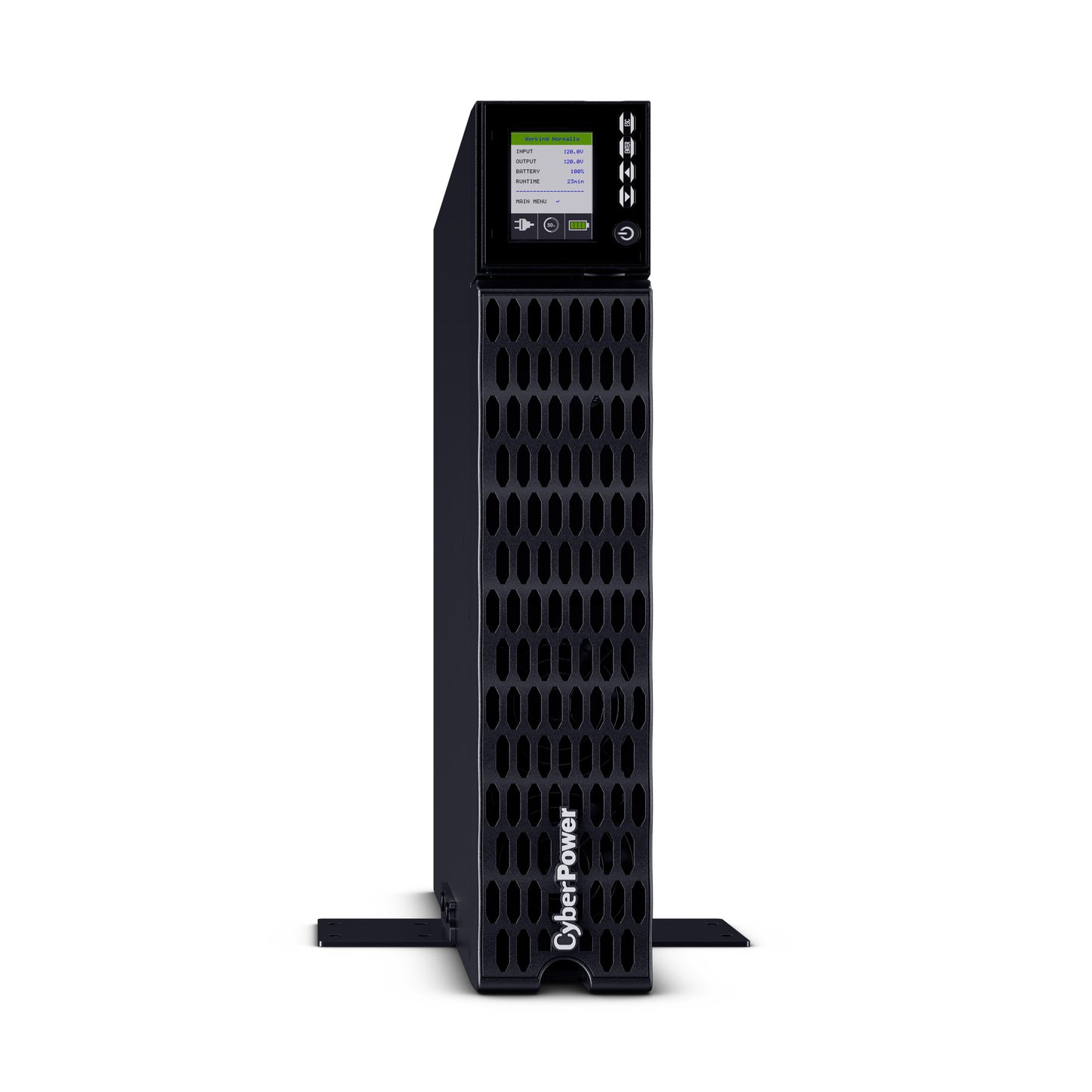 CyberPower OL2K2RTHD 2200VA / 1800W Online UPS (Rack/Tower) — Right angle