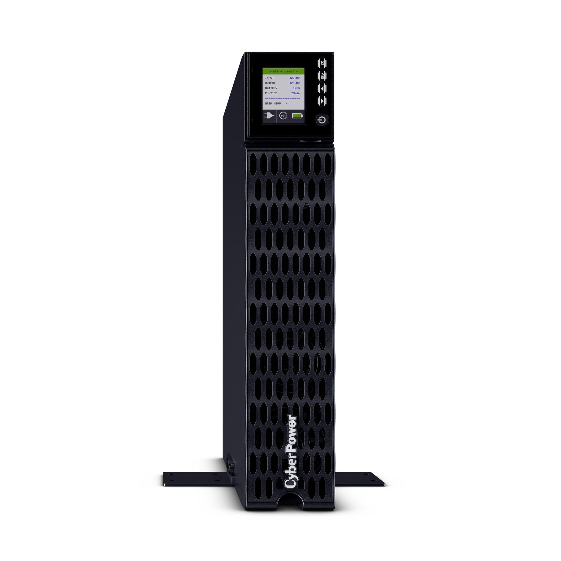CyberPower OL2K2RTHD 2200VA / 1800W Online UPS (Rack/Tower) — Right angle