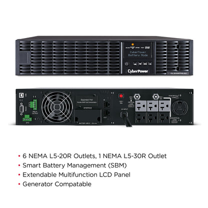CyberPower OL3000RTXL2U 3000VA / 2700W Online UPS (Rackmount (2U)) — Feature detail