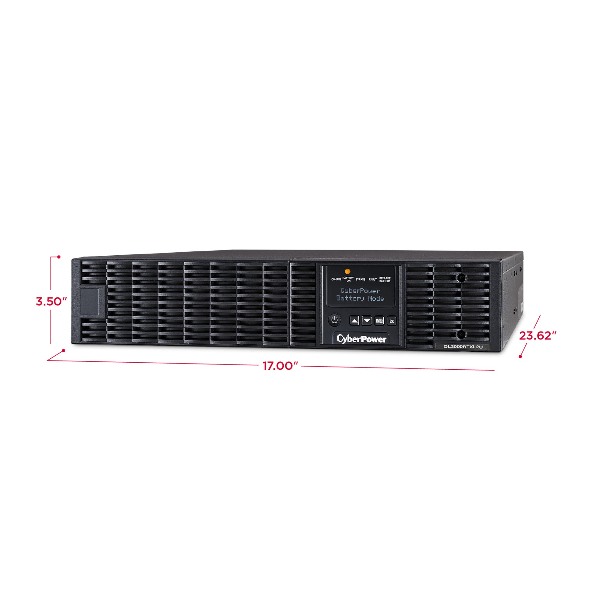 CyberPower OL3000RTXL2U 3000VA / 2700W Online UPS (Rackmount (2U)) — Feature detail