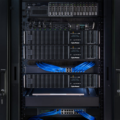 CyberPower OL3000RTXL2U 3000VA / 2700W Online UPS (Rackmount (2U)) — In use