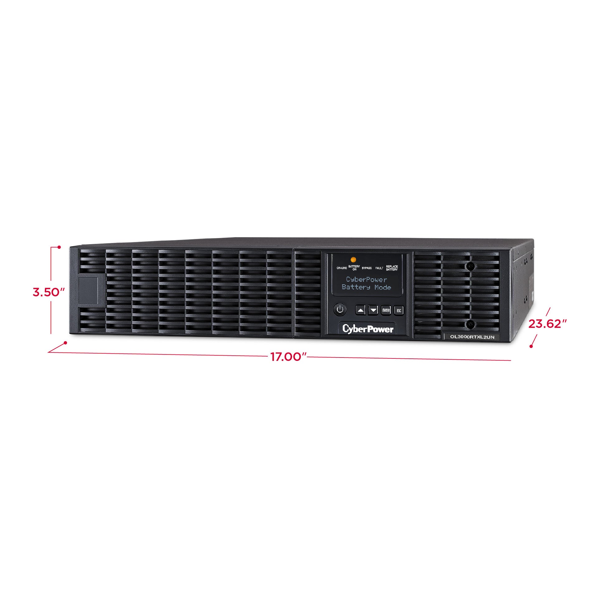 CyberPower OL3000RTXL2UN 3000VA / 2700W Online UPS (Rackmount (2U)) — Feature detail