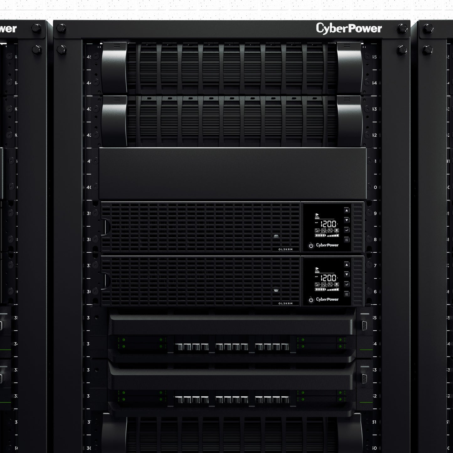 CyberPower OL3KRM 3000VA / 2400W Online UPS (Rackmount) — Front view