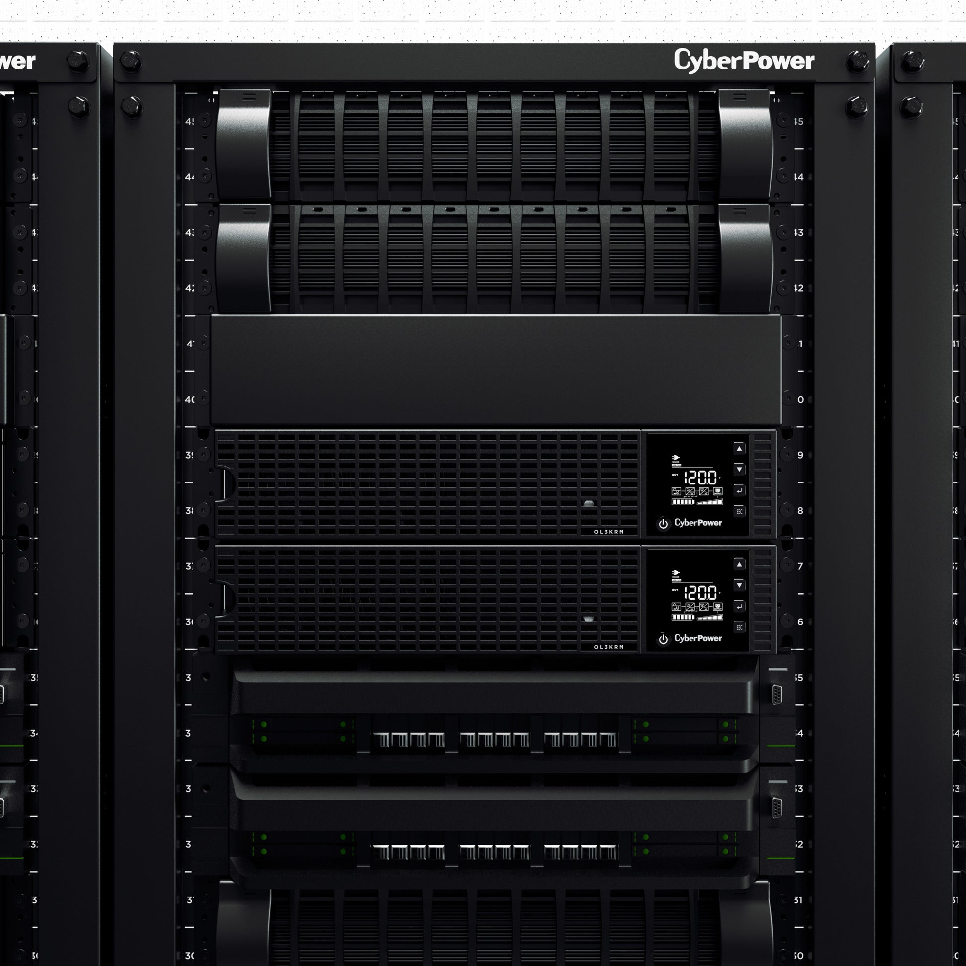 CyberPower OL3KRM 3000VA / 2400W Online UPS (Rackmount) — Front view