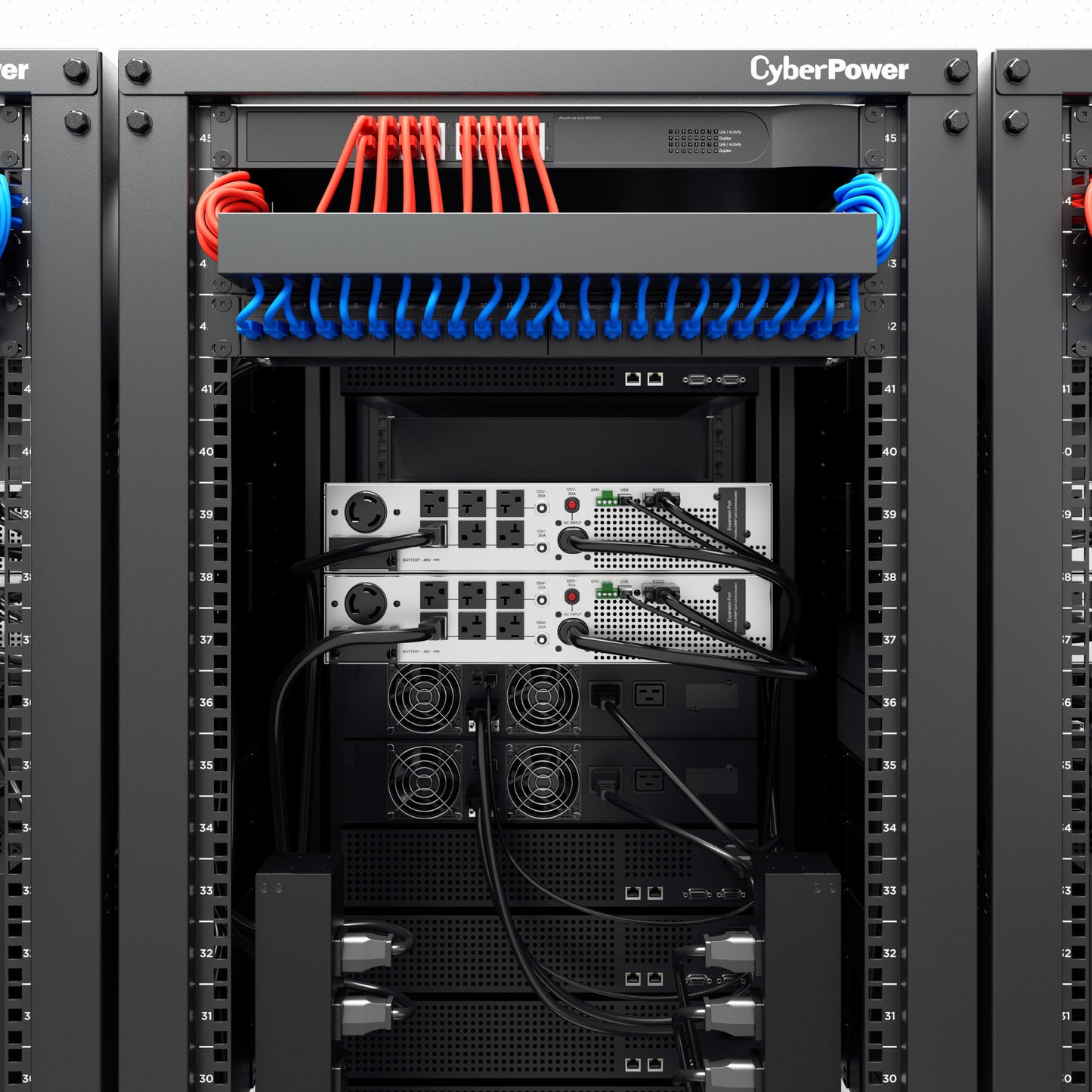 CyberPower OL3KRM 3000VA / 2400W Online UPS (Rackmount) — Left angle