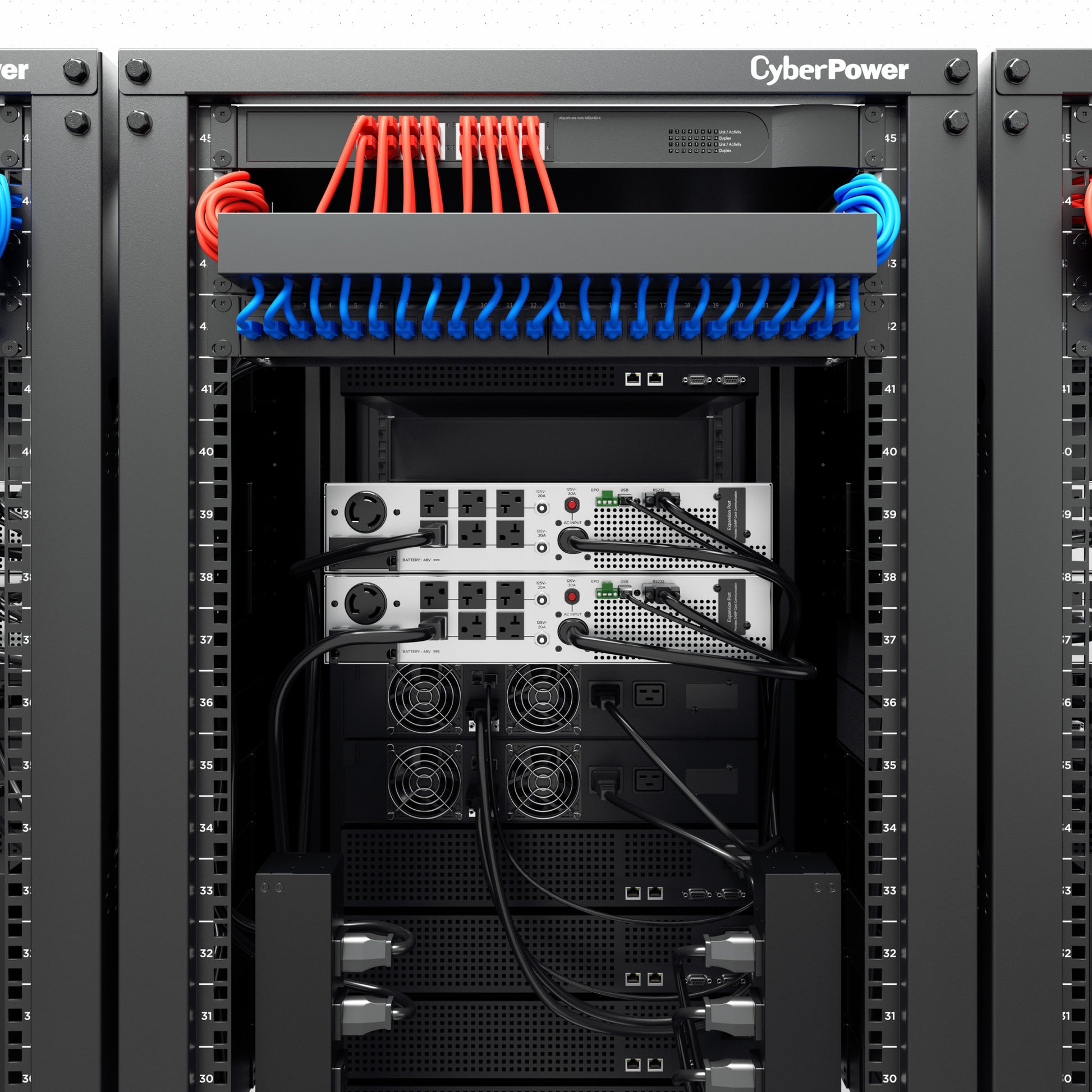 CyberPower OL3KRM 3000VA / 2400W Online UPS (Rackmount) — Left angle