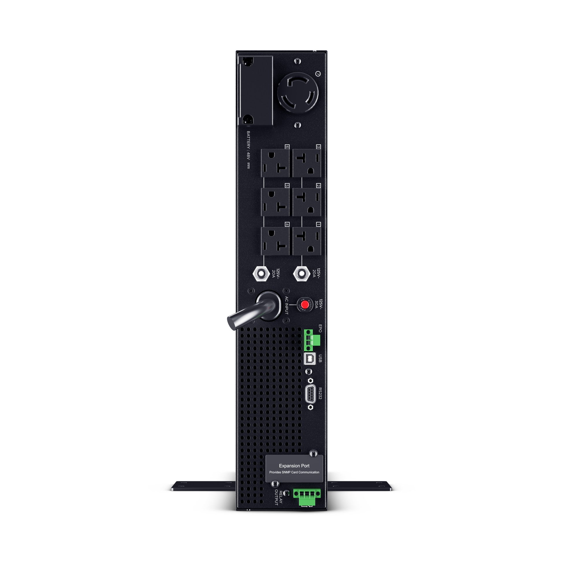 CyberPower OL3KRTHD 3000VA / 2700W Online UPS (Rack/Tower) — Rear view