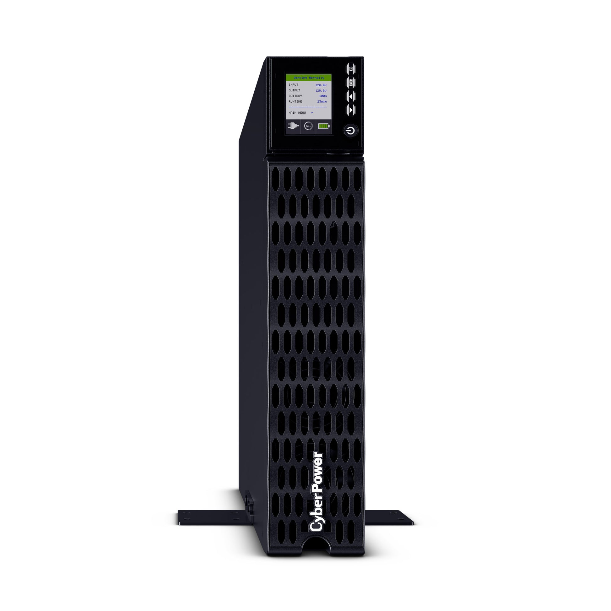 CyberPower OL3KRTHD 3000VA / 2700W Online UPS (Rack/Tower) — Right angle
