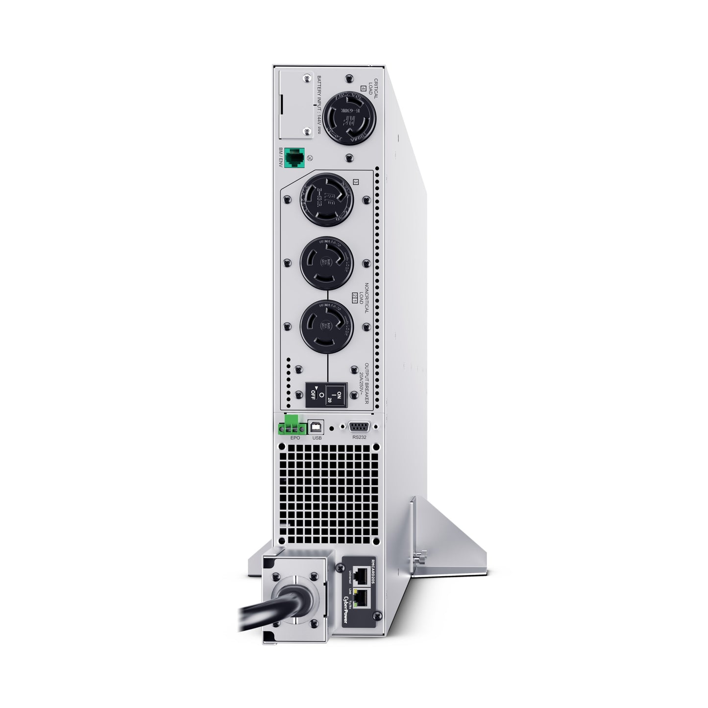 CyberPower OL5KRTHD 5000VA / 5000W Online UPS (Rackmount (2U)) — In use
